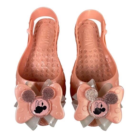 Disney Little Girls Minnie Mouse Pink Plastic Dress Up Pretend Play Heels - Picture 1 of 10